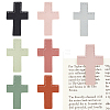 7Pcs 7 Colors Leather Bookmarks AJEW-CP0003-84-1