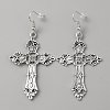 Bohemia Alloy Dangle Earrings for Women EJEW-WH0009-42C-1