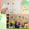 16Pcs 16 Patterns PET Plastic Hollow Out Drawing Painting Stencils Templates AJEW-WH0332-76-4
