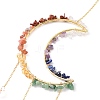 Crystal Chandelier Glass Teardrop Pendant Decorations HJEW-D029-02G-A-3
