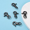 Zinc Alloy Swivel Lobster Claw Clasps PALLOY-WH0006-02A-4
