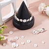105Pcs 3 Styles Natural 4-Hole Freshwater Shell Buttons BUTT-TA0001-26-8