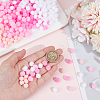 400Pcs 4 Colors DIY Doll Craft Pom Pom Yarn Pom Pom Balls AJEW-SC0003-14-3