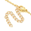 Brass Micro Pave Clear Cubic Zirconia Pendant Necklaces LS-NJEW-M220-01B-G-3