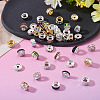 55Pcs 11 Styles Alloy Glass & Iron Rhinestone Spacer Beads FIND-TA0008-70C-6