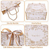 Floral Printed Paper Gift Tote Bags ABAG-WH0044-82C-4