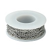 Tarnish Resistant 304 Stainless Steel Cable Chains CHS-K001-30-2mm-3