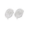 304 Stainless Steel Stud Earring Findings STAS-N097-237P-1