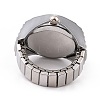 201 Stainless Steel Stretch Watchband Finger Ring Watches WACH-G018-03P-01-2