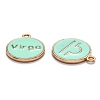 Alloy Enamel Pendants ENAM-S124-01A-15-3