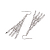 Non-Tarnish 304 Stainless Steel Link Bar Dangle Earrings EJEW-JE05965-02-4