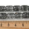 Transparent Crackle Glass Beads Strands X-GLAA-NH0001-04D-4