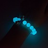 2 Strands Synthetic Luminous Stone Round Beads Strands G-SZ0001-84A-7