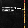 SUPERFINDINGS 3 Bundle 3 Style Rubber Bobber Stops FIND-FH0003-38-5