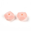 Opaque Acrylic Beads SACR-T017-38B-2