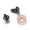Craft Plastic Doll Eyes Stuffed Toy Eyes X-DIY-R039-22mm-07-1