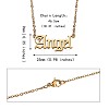316 Surgical Stainless Steel Word Angel Pendant Necklace for Men Women JN1044A-3
