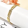 304 Stainless Steel Rhinestone Hinged Bangles for Women BJEW-U021-05G-1