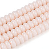 Opaque Spray Painted Glass Beads GLAA-ZX008-6mm-18H-1