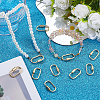 10Pcs Alloy Screw Carabiner Lock Charms FIND-DC0008-32G-5