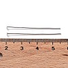 Rhodium Plated 925 Sterling Silver Flat Head Pins STER-M117-03C-P-3