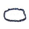 Natural Kyanite/Cyanite/Disthene Stretch Beaded Bracelets BJEW-K213-72-1