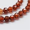 Natural Garnet Bead Strands G-G663-03-3mm-3