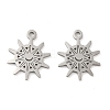 Non-Tarnish 304 Stainless Steel Charms STAS-J042-01P-1