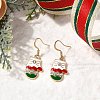 6 Pairs Alloy Enamel Dangle Earrings EJEW-JE06605-4
