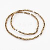 Electroplate Glass Beads Strands EGLA-P018-2mm-F01-2