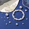 About 1173pcs ABS Plastic Imitation Pearl Beads KY-CJ0001-96-6