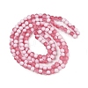 Frosted Crackle Glass Beads X1-GLAA-U001-8mm-M13-3