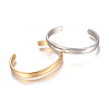 304 Stainless Steel Cuff Bangles STAS-I110-10-8mm-1
