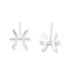 S925 Sterling Silver Stud Earrings EJEW-K303-01S-12-4