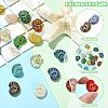 16Pcs 16 Colors Handmade Lampwork Beads LAMP-CJ0002-82-3