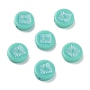 Opaque Acrylic Beads OACR-G016-07C-1