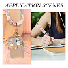 6Pcs 6 Colors Handmade Polymer Clay Rhinestone with Resin Daisy Flower CLAY-TA0001-97-9