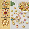 260Pcs 13 Style CCB Plastic with Rhinestones Cabochons FIND-CW0001-10-5