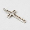 Tibetan Style Alloy Hollow Cross Pendants EAA353Y-NF-3