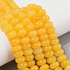 Dyed Natural White Jade Beads Strands G-G107-A15-01-3