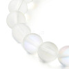Reiki Crystal Synthetic Moonstone Stretch Bracelets Set for Girl Women Gift BJEW-JB06789-9