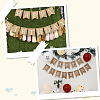 1 Set Word Happy Birthday Linen Hanging Banners Flags AJEW-SP0001-51C-5