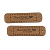 PU Leather Label Tags DIY-H131-A10-1