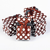 Rectangle Polka Dot Printed Cardboard Jewelry Boxes CBOX-E002-3-1