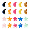 20Pcs 2 Styles Opaque Acrylic Beads OACR-TA0002-98-1