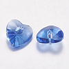 Faceted Glass Rhinestone Charms RGLA-F054-8x8-206-2