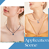 50Pcs 2 Colors Waxed Imitation Leather Cord Necklace Makings MAK-SP0001-05-5