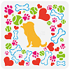 PET Hollow Out Drawing Painting Stencils DIY-WH0391-0412-1