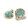 Natural Amazonite Pendants G-M405-06G-08-2