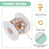 DIY Brass ABS Imitation Pearl Bead Handmade Chains Necklaces Making Kits DIY-HS0001-65C-4
